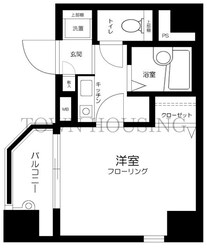 エスコート芝公園の物件間取画像